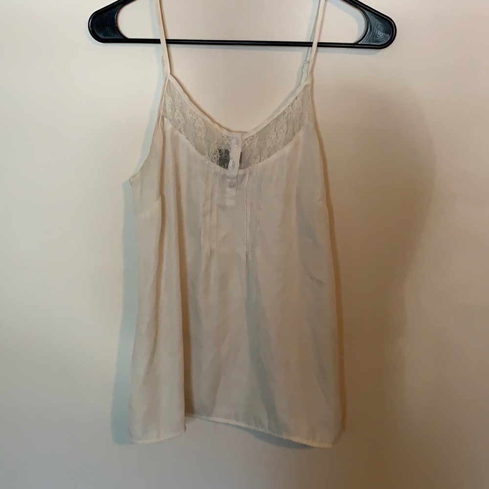 White/cream tank top